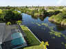 Zwei Wasserwege kreuzen sich bei der Villa Phoenix - Traum-Urlaub-Florida