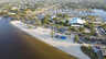 Blick auf den weißen Sandstrand von Cape Coral - Traum-Urlaub-Florida