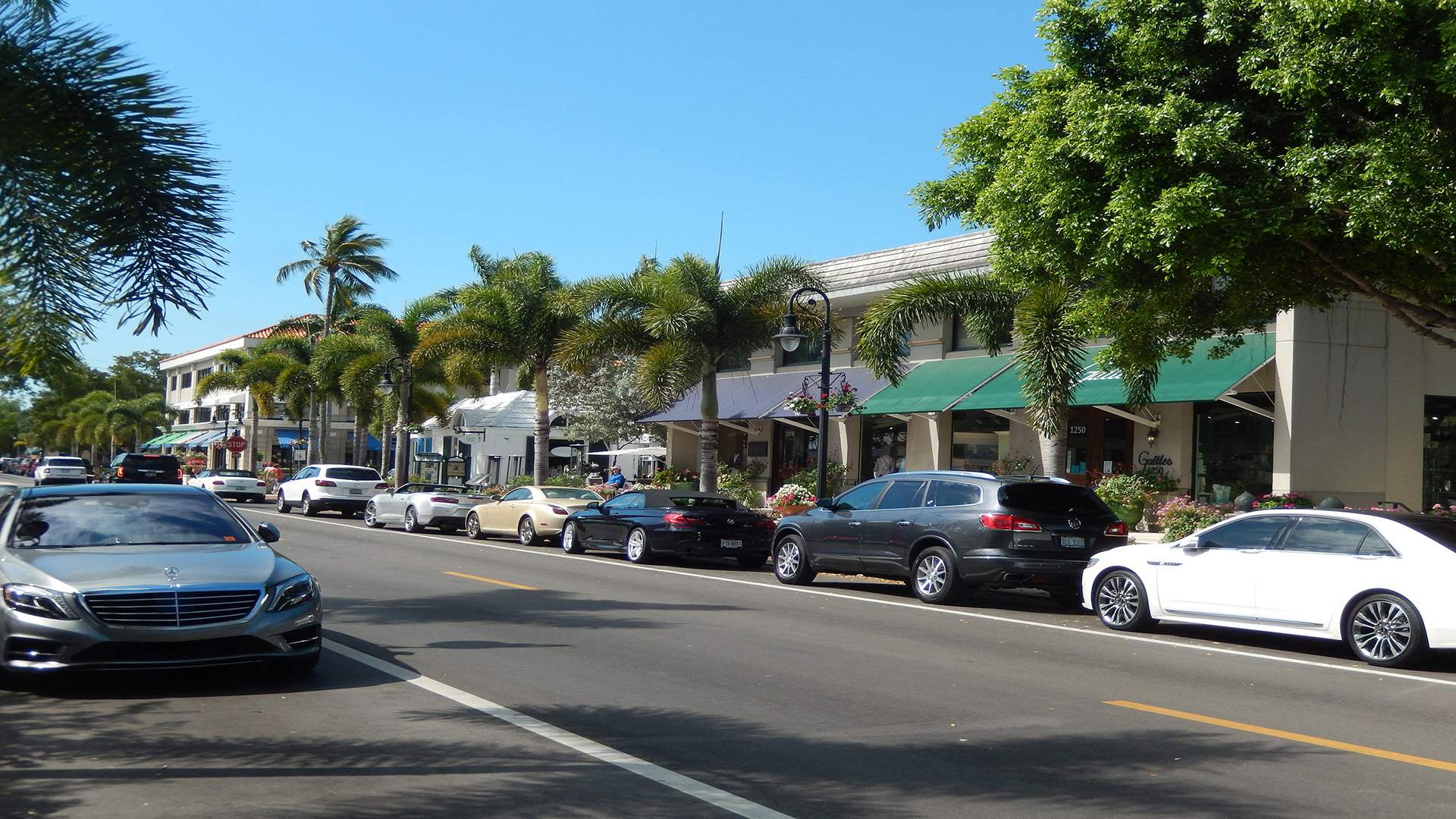 Restaurant Shopping on Third Street in Naples Traum Urlaub Florida