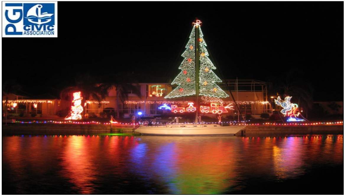 Event Christmas Light Canal Cruise Punta Gorda Traum Urlaub Florida