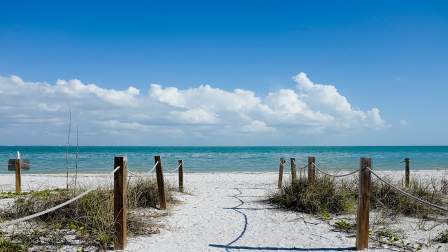 Öffentliche Strandzugänge entlang Estero BLVD * Fort Myers Beach - Traum Urlaub Florida